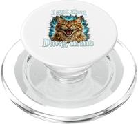 I Got That Dawg In Me Cat Shirt Funny Angry Tabby Maine Coon PopSockets PopGrip for MagSafe