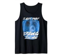 I Got That Dawg In Me Xray Pitbull Ironic Meme Viral Quote Tank Top