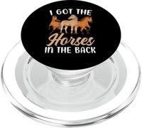 I Got The Horses In The Back Equestrian Horseback Riding PopSockets PopGrip for MagSafe