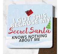 I got this coaster because my secret santa knows nothing about me