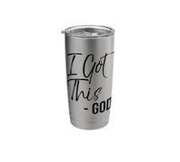 I Got This - God Shirt Vintage Bold Cool Christian Tee Stainless Steel Insulated Tumbler