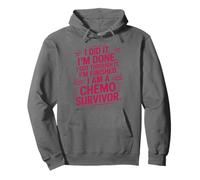 I Got Through It. I'M Finished I Am A Chemo Survivor, Cancer Pullover Hoodie