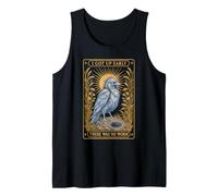 I Got Up Early There was No Worm Crow Tarot Card Night Owl Tank Top