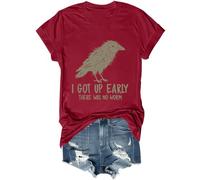 I Got Up Early There was No Worm Shirt Funny Sarcastic Sleepy Bird Shirt | I Got Up Early There Was No Worm T-Shirt