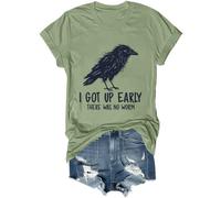 I Got Up Early There was No Worm Shirt Funny Sarcastic Sleepy Bird Shirt | I Got Up Early There Was No Worm T-Shirt