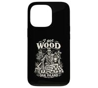 I Got Wood On Oak Island Treasure Hunting Skeleton Case for iPhone 13 Pro