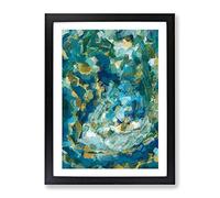 I Got You Abstract Framed Wall Art Print A2 Black