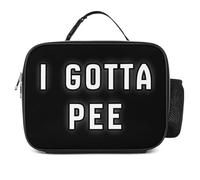 I Gotta Pee Insulated Lunch Bag Reusable Cooler Tote Leakproof Lunchbox Organizer with Detachable Handle