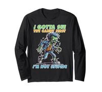 I Gotta See The Candy First Halloween, Skeleton, Zombie Long Sleeve T-Shirt