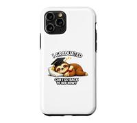 I Graduated Can I Go Back to Bed Now Funny Graduation Case for iPhone 11 Pro