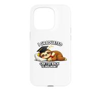 I Graduated Can I Go Back to Bed Now Funny Graduation Case for iPhone 15 Pro