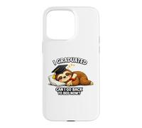 I Graduated Can I Go Back to Bed Now Funny Graduation Case for iPhone 15 Pro Max