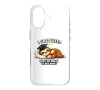 I Graduated Can I Go Back to Bed Now Funny Graduation Case for iPhone 17