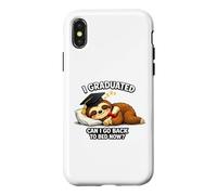I Graduated Can I Go Back to Bed Now Funny Graduation Case for iPhone X/XS