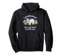 I Graduated Can I Go Back To Bed Now Sloth Pullover Hoodie
