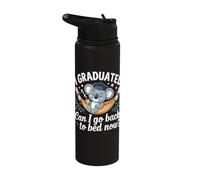 I Graduated Can I Go Back to Bed Now Stainless Steel Insulated Water Bottle