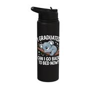 I Graduated Can I Go Back to Bed Now Stainless Steel Insulated Water Bottle