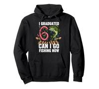 I Graduated Can I Go Fishing Now 6 7 67 Six Seven Pullover Hoodie