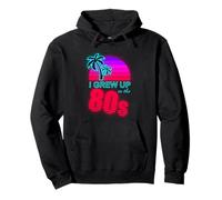 I Grew Up in the 80s Retro Sunset Style Pullover Hoodie