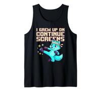 I Grew Up On Continue Retro Gaming Humor Video Game Tank Top