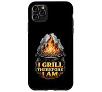 I Grill Therefore I Am Funny BBQ Grill Philosophy Case for iPhone 11 Pro Max