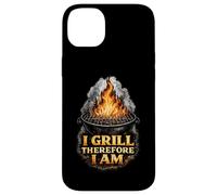 I Grill Therefore I Am Funny BBQ Grill Philosophy Case for iPhone 14 Plus
