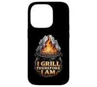 I Grill Therefore I Am Funny BBQ Grill Philosophy Case for iPhone 14 Pro