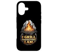 I Grill Therefore I Am Funny BBQ Grill Philosophy Case for iPhone 17