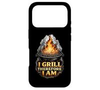 I Grill Therefore I Am Funny BBQ Grill Philosophy Case for iPhone 17 Pro