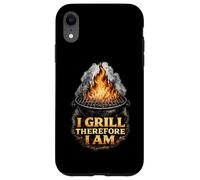 I Grill Therefore I Am Funny BBQ Grill Philosophy Case for iPhone XR