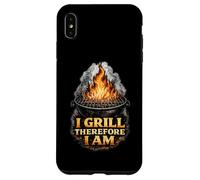 I Grill Therefore I Am Funny BBQ Grill Philosophy Case for iPhone XS Max