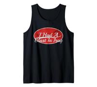 I Had A Blast in Iraq Military Humor Graphic Tank Top