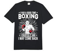 I Had A Good Time Boxing, I Enjoyed It and I May Come Back Comfort Colors Adult Heavyweight T-Shirt