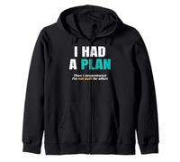 I had a plan. Then I remembered I’m not built for effort. Zip Hoodie