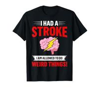 I Had A Stroke - Funny Stroke Survivor Red Ribbon T-Shirt