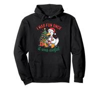 I Had Fun Once It Was Awful Funny Christmas Duck Pullover Hoodie