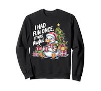 I Had Fun Once It Was Awful Funny Goose Christmas Sweatshirt