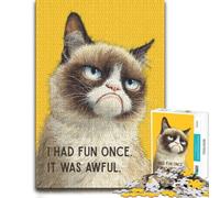 I Had Fun Once. It Was Awful. Jigsaw Puzzle for Adults, 500 PCS