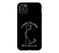 I Had Plans Stickman Kicks Can. Case for iPhone 11 Pro Max