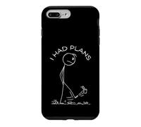 I Had Plans Stickman Kicks Can. Case for iPhone 7 Plus/8 Plus