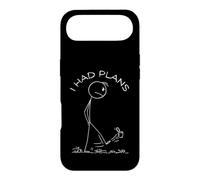 I Had Plans Stickman Kicks Can. Case for iPhone Air