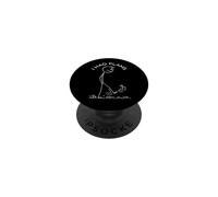 I Had Plans Stickman Kicks Can. PopSockets Adhesive PopGrip