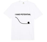 I Had Potential Funny Physics Science Comfort Colors Adult Heavyweight T-Shirt