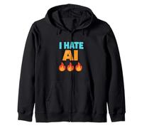 I Hate AI - Sarcasm Zip Hoodie