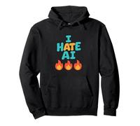 I Hate AI Slop Pullover Hoodie