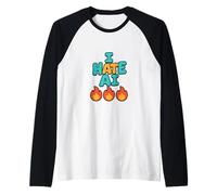 I Hate AI Slop Raglan Baseball Tee