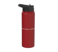 I Hate Being Fabulous - Minimalist Sarcastic Self-Irony Stainless Steel Insulated Water Bottle
