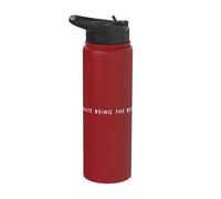 I Hate Being The Best - Minimalist Sarcastic Self-Irony Stainless Steel Insulated Water Bottle