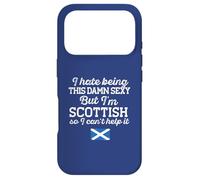 I HATE BEING THIS DAMN SEXY BUT I'M SCOTTISH Meme ON BACK Case for iPhone 17 Pro
