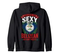 I Hate Being This Sexy But I'm Belizean Vintage Zip Hoodie